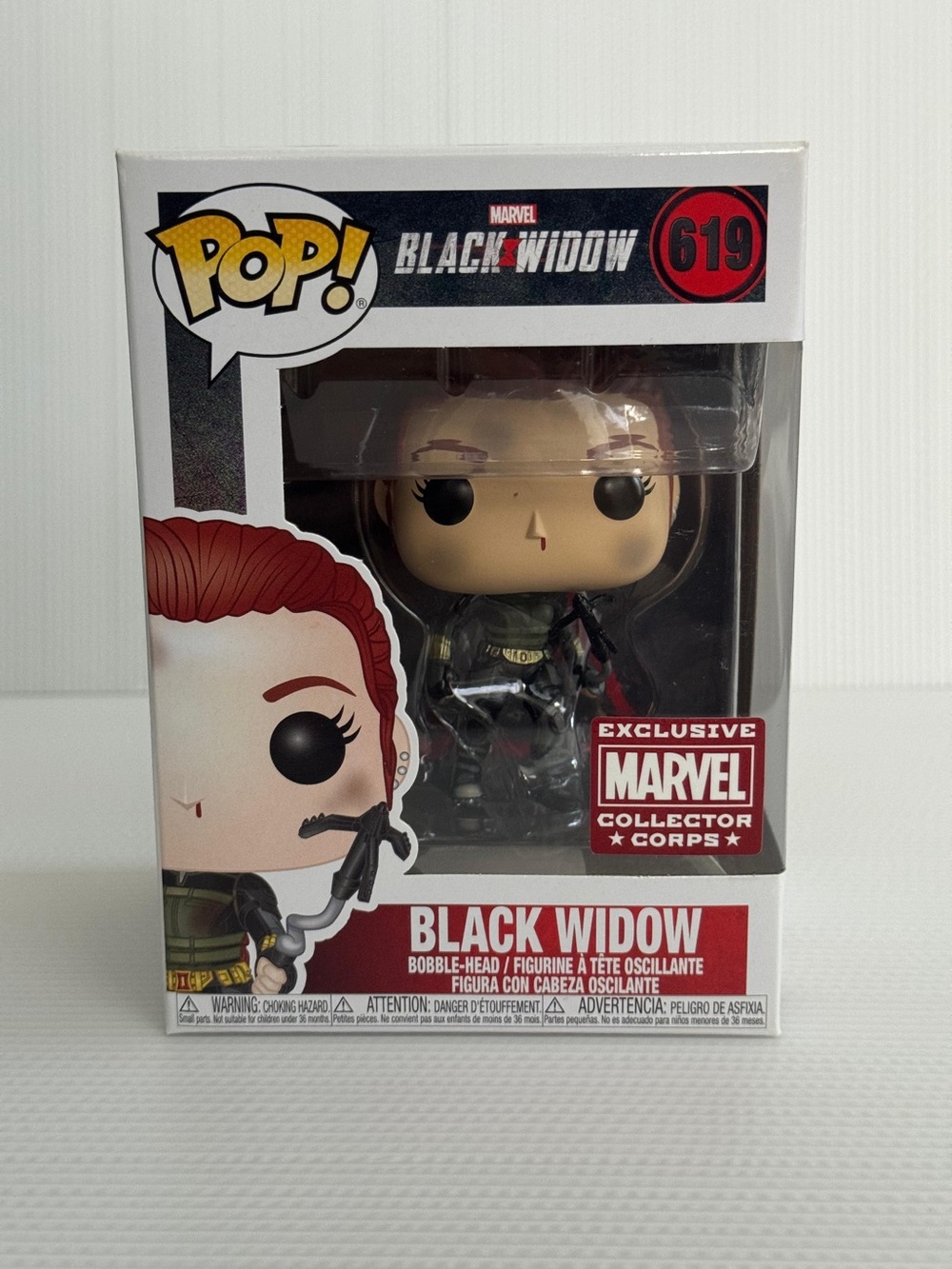 Funko Pop Black Widow #619 Exclusive Marvel Collector Corps